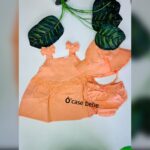 Ensemble 3pcs robe courte manche culotte et chapeau