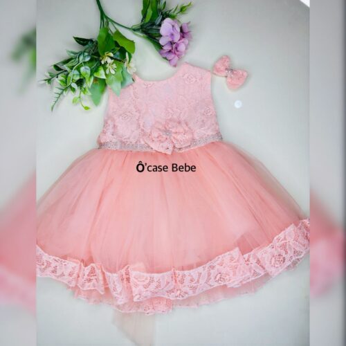 Robe princesse rose miaras
