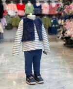 Ensemble 3 pcs body longue manche et leggins et  gilet – Image 4