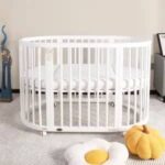 Berceau rond 6 en 1 (120/60) avec roulettes – Image 2