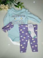 Ensemble 4 pièce en argent Sterling pour bébé – Image 5