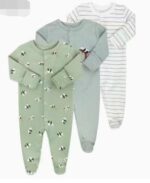 Lot de 3 grenouillères en coton – Image 5