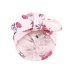 Bonnet Turban en coton pour bébé fille, – Image 6