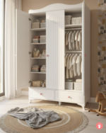 Armoire 3 battant avec 2 tirroir – Image 4