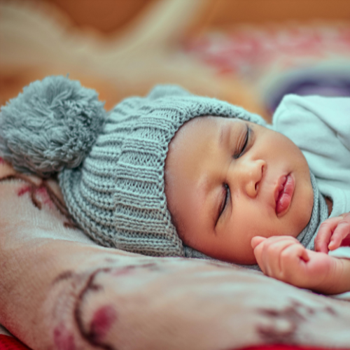 Bonnet et chaussette