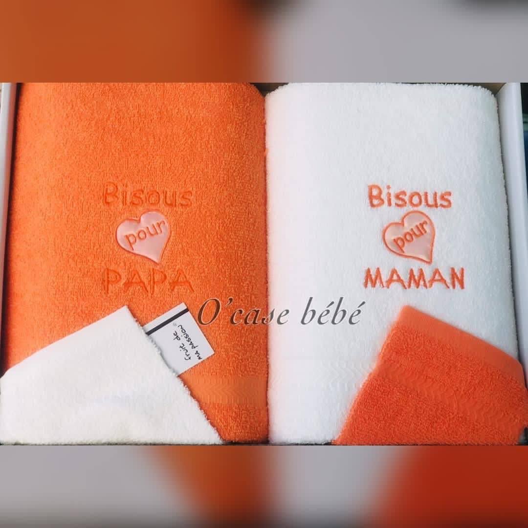 serviette fruit de ma passion (15) Coffret 2 serviettes