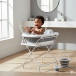 Table à langer avec ensemble baignoire