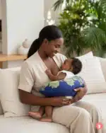 Coussin d'allaitement ergonomique Ocasebébé, confort pour maman et bébé, idéal allaitement