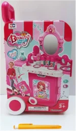 Jouet cuisine Kitchen Beauty rose pour enfant, ensemble de jeu imitation, accessoires pâtisserie