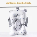 Coussin de bain bébé doux et confortable, idéal pour la sécurité et le plaisir de bébé dans la baignoire.