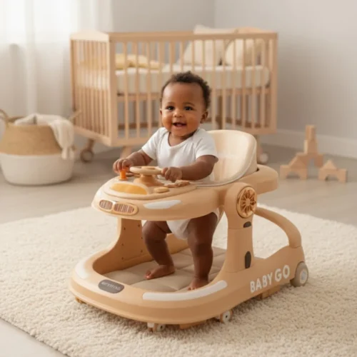 Youpala trotteur bébé coloré, aide à la marche, pliable, sécurité enfant