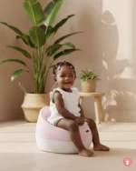 Pot de chambre simple blanc pour bébé, hygiénique et pratique pour l'apprentissage de la propreté.