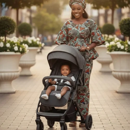 Poussette Kidilo confortable et légère, idéale pour les sorties avec bébé.