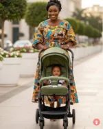 Poussette Kidilo confortable et légère, idéale pour les sorties avec bébé.