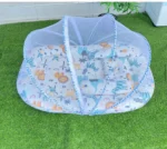 Lit moustiquaire bébé blanc, berceau cocon sécurisé avec moustiquaire intégrée pour un sommeil paisible.