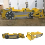 Berceau buldo blanc, lit bébé évolutif avec barreaux, design moderne pour chambre d'enfant