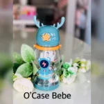 Gourde Zhibo Cup bleue, sans BPA, réutilisable, pour enfants et adultes, idéale pour sport et voyage.