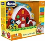 Jouet Chicco Fattoria Perlante, ferme éducative et musicale pour bébé, jeu d'éveil interactif