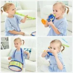 Jouet musical instruments pour bébé : piano, xylophone, tambour, hochet pour éveil musical