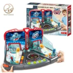 Jouet hockey play set pour enfants, incluant bâtons et palet, jeu d'intérieur/extérieur.