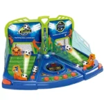 Jouet soccer set pour enfants : mini but, ballon et pompe pour s'amuser dehors.