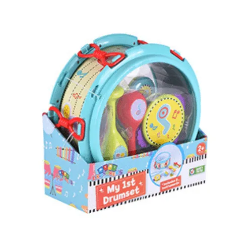 1772480865269-13.webp Kit de tambour musical pour bébé, jouet percussion enfant, couleurs vives, apprentissage musical