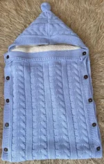 Gigoteuse bébé douce et confortable, motif étoiles bleues, taille 6-18 mois