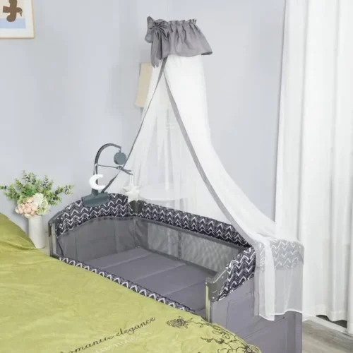 Lit parapluie pliable pour bébé, lit de voyage portable, lit parapluie compact et pratique