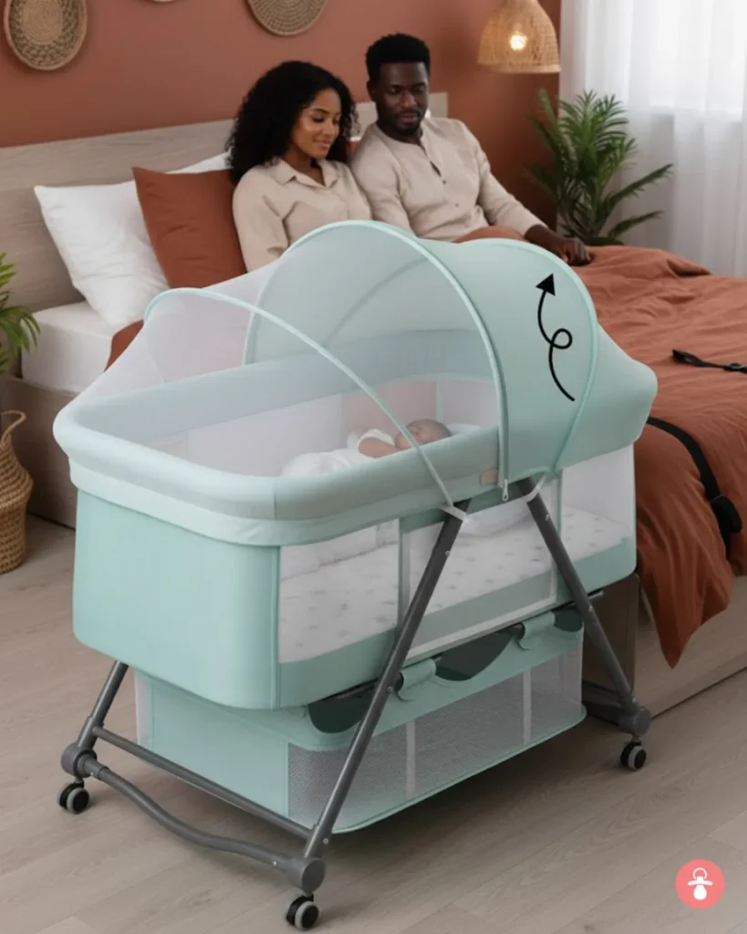 Cododo bébé Ocasebebe, lit d'appoint évolutif, berceau cododo sécurisé pour nouveau-né