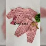 Ensemble 3pcs Tahiti bébé, tenue naissance garçon/fille, coton doux, motif exotique, cadeau idéal