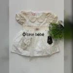 Robe baby rose 12500, robe bébé chic, vêtement enfant fille, style élégant.