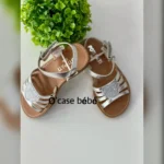 Chaussure fille rose pailletée, ballerine enfant, idéale fête et quotidien