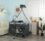 Lit parapluie cododo pliable avec moustiquaire, bébé en sécurité, confort, transport facile.