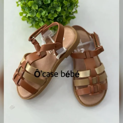 Chaussures fille O'Case Bébé élégantes, confortables, ballerines roses avec nœud, idéales pour cérémonie au Sénégal.