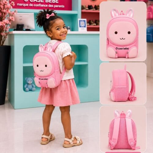 Sac à dos licorne rose — maternelle et primaire