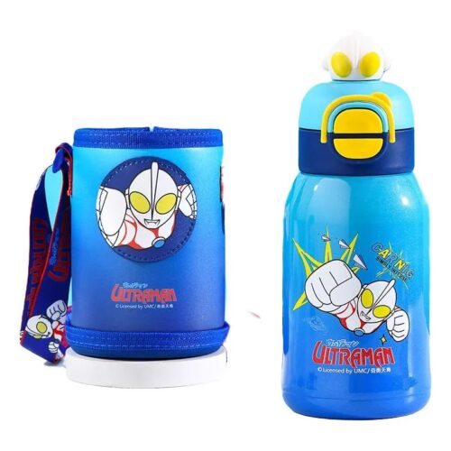Gourde super-héros bleue enfant — école