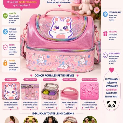 Sac goûter Lapin