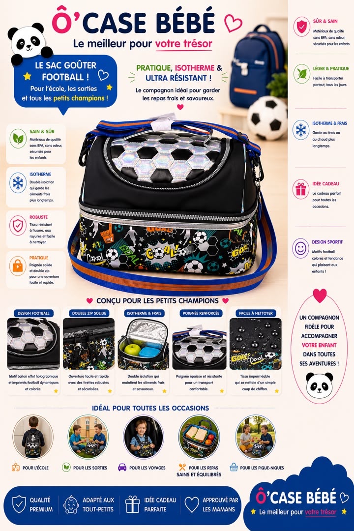 Sac goûter Football