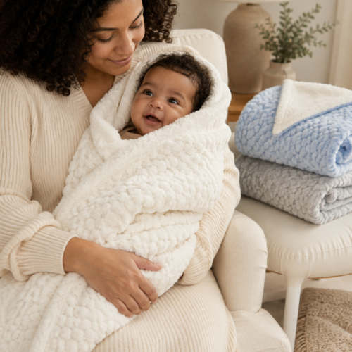 Couverture bébé ultra douce
