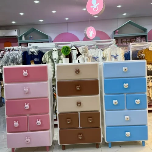 Armoire avec tiroirs pour rangement enfant