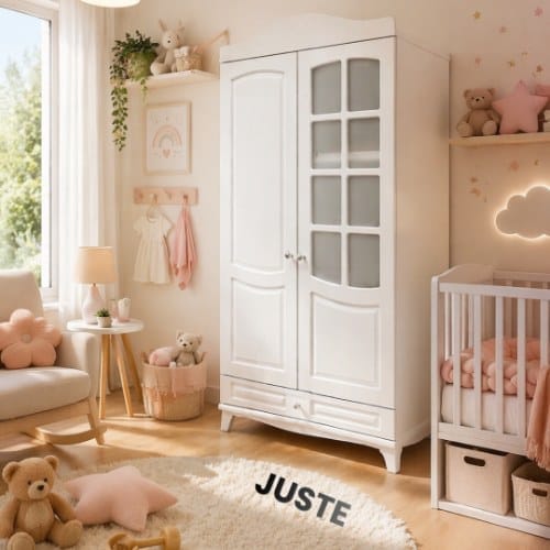 Armoire enfant deux portes - Rangement chambre bébé
