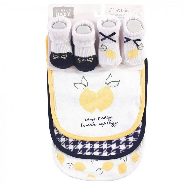 Bavoir bébé coton doux style chaussette - Absorption optimale