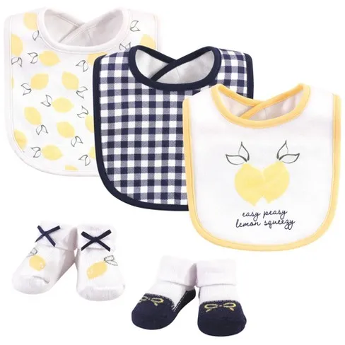 Bavoir bébé coton doux style chaussette - Absorption optimale