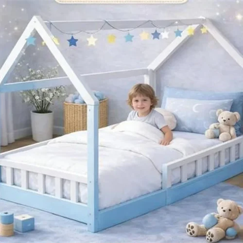 Berceau en bois - Modèle pratique pour chambre bébé