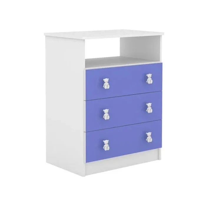 Berceau évolutif en bois avec commode intégrée - lit bébé