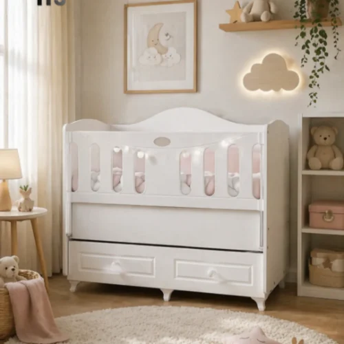 Berceau Kappy bébé en bois - Sommeil paisible