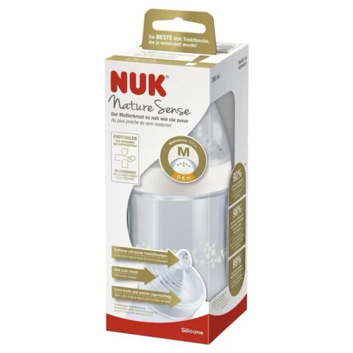 Biberon en verre nuk 240ml