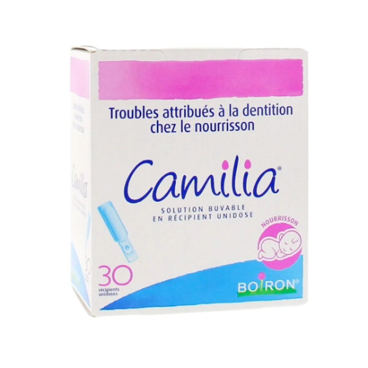 Camilia poussée dentaire pour soulager bébé