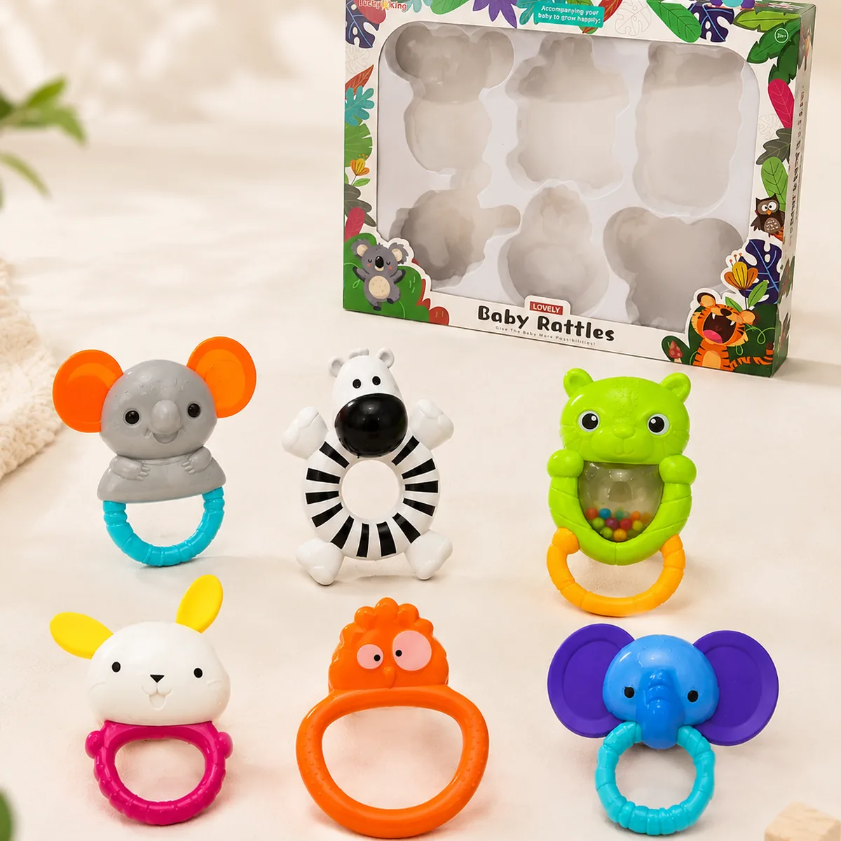 Coffret accessoires bébé rattle