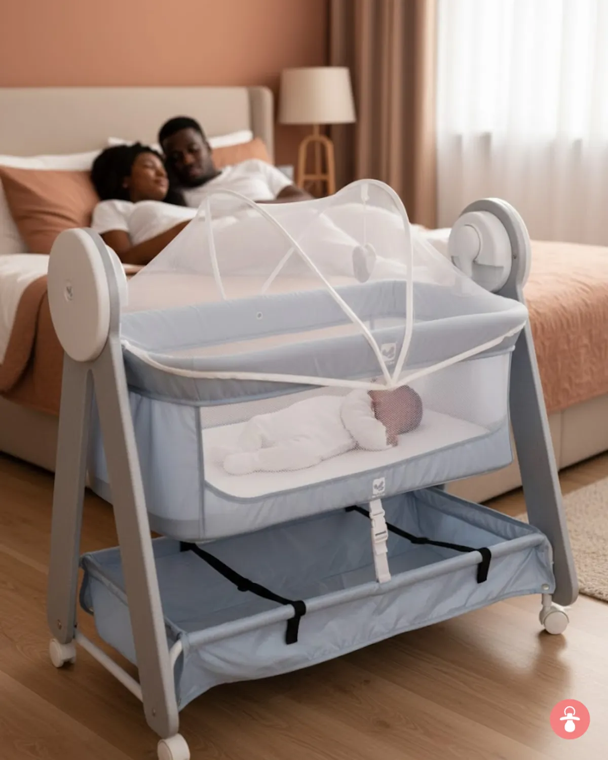 Cododo électrique 3-en-1 balancelle design - Nuits confortables
